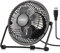 Ventilateur USB de Table Bureau en Métal Air Froid - Ventilateur Silencieux Portable avec Pied de Silicones Angle Réglable 14cm de diamètre - USB 5V Alimenté par PC/Ordianteur/Batterie Externe etc.