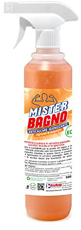 Detersivo bagno spray 500ml ecologico - Mister Bagno - Profumato Agrumi e Papaya