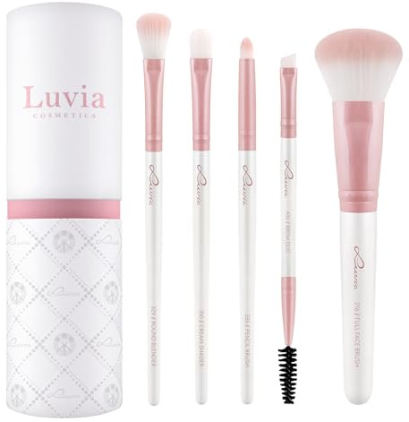 Make-Up Pinselset Luvia, Daily Selection Brush Set, Puder, Augenbrauen Und Augenpinsel Im Set, 5 Vegane Kosmetikpinsel