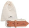 FREUDENTIER® Hundehalsband aus Leder, Made in Holland, gefüttert & super komfortabel, hochwertiges breites Lederhalsband aus Vollnarbenleder, Model “Amstelpark” (32-42cm Halsumfang, Cognac)