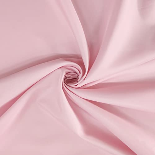 Forro de poliéster liso Panini Tessuti, 100% poliéster, rosa 207, 150 cm de altura, limpieza en seco únicamente, 80 g/m², ideal para ropa, chaquetas, abrigos, pantalones o faldas
