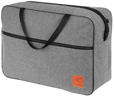 Granori XL Handgepäck Reisetasche 55x40x20 cm – Große leichte Flugzeug Kabinengepäck Tasche für Koffer 44 l mit max. Maße für viele Airlines (z.B. Ryanair)