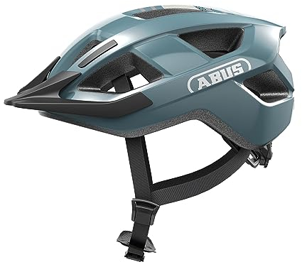 ABUS Fahrradhelm Aduro 3.0 – Sportiver City-Helm in stilvollem Design für alltägliche und sportliche Touren – für Damen und Herren – Blau, Größe M