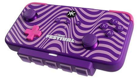 CRKD NEO S Controller Purple Wave for Nintendo Switch, PC, Mobile, Smart TV (Fortnite Festival Edition)
