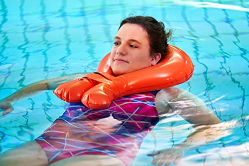 Bodyfit Schwimmkragen | Schwimmhilfe für Aqua-Gymnastik, Aqua-Jogging und Aqua-Fitness | Robustes PVC | LxB: 57 x 38 cm | 300 g | Deutsche Markenqualität