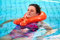 Bodyfit Schwimmkragen | Schwimmhilfe für Aqua-Gymnastik, Aqua-Jogging und Aqua-Fitness | Robustes PVC | LxB: 57 x 38 cm | 300 g | Deutsche Markenqualität