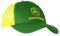 JOHN DEERE Herren Logo Contrast Mesh Back Core Baseball Cap Baseballkappe, gelb, Einheitsgröße