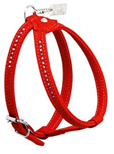 Karlie Geschirr Buffalo Strass L: 30 cm B: 12 mm rot