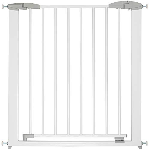 ib style® YAEL Cancelletto di sicurezza | per scale o porta | Fissaggio a pressione | Senza foratura | 91-99,5 cm