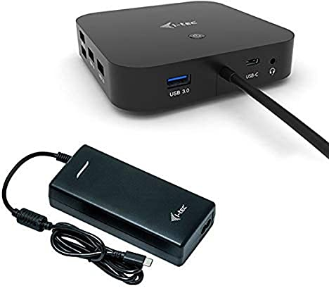 i-tec USB-C Dockingstation 2x4K mit 100W Stromversorgung - 2X DisplayPort 1x USB-C 3X USB 3.0 2X USB 2.0 1x GLAN 1x Audio/Mik