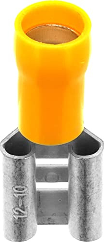Restagraf - Capocorda Piattaforma Pre-isolata Femmina Rinforzata - per Fili elettrici da 2,6 a 6 mm² - Dimensione 9,4 x 1,2 mm - crimpatura Semplice e Solida - RIF. 226936 - Blister da 8