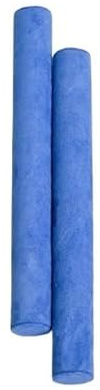 MIXIUJIEN Maillet pour bol chantant en cristal – Toucher doux avec poignées bleues et roses, pour la thérapie par le son et la méditation (bleu roi)