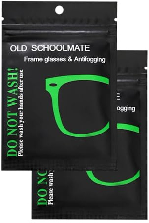XFSRG Anti-imma rengöringsduk för glasögon med nanoteknologi återanvändbar anti-imma effekt upp till 15 dagar individuell förpackning och bärbar
