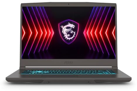 MSI Thin 15.6 inch FHD 144Hz Gaming Laptop, 13th Gen Intel Core i5-13420H, NVIDIA GeForce RTX 4050, 16GB DDR4 RAM, 512GB SSD, Backlit Keyboard, Windows 11 Pro