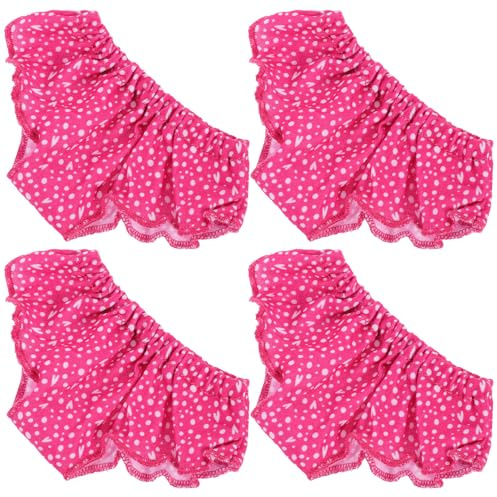 ifundom 4pcs Doll Underpants for Dolls Colorful Reusable Soft Fabric for Pretend Play and Dress Up Practical