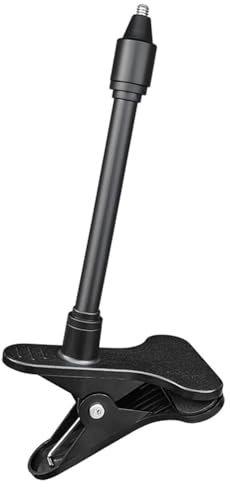 PRATYAHARA Support à clip pour webcam sans perforation nécessaire, support flexible universel pour moniteur de bébé, fixation A