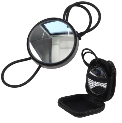 Miroir de poignet avec sangle réglable pour équipement de sécurité sous-marine pour surveiller l'environnement et vérifier les fuites d'équipement de plongée pendant la plongée et la plongée avec tuba