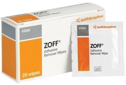 Zoff Adhesive Remover Wipes In Sachets 20 by Zoff
