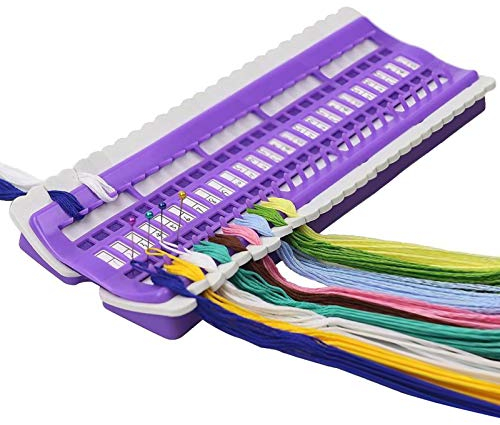 Stickgarn Organizer 50 Positionen Kreuzstich Fadenhalter, Sticktwist Organizer, Embroidery Thread Organizer Praktischer Stickerei Floss Organizer Kreuzstich Werkzeug