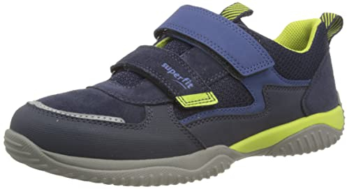 Superfit Jungen Storm Sneaker, Blau Hellgrün 8000, 25 EU