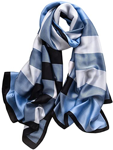 prinfantasy Seidenschal Damen 100% Seide Mädchen Seidentuch Silk Schal M180056