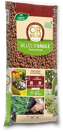 Billes d'argile 20 L Or Brun