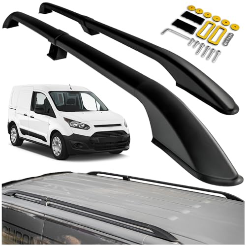 CHROMEMASTER | Compatibili con Ford Transit Connect II Short L1 2014-2021 | Barre Trasversali da Tetto, Mancorrenti sul Tetto | Sono Utilizzate per il Montaggio di Portapacchi, Box o Portabiciclette