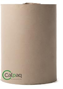 Cal'paq - Rouleau de papier Kraft brun froissé à dévidage central, pour bourrage et calage. 30 cm x 475 mètres. Livré seul pour usage sur table ou dans son dévidoir en métal Cal'paq non fourni