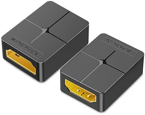 Asukohu Conector adaptador para proyección 4K y 3D en televisores, monitores y portátiles, mejora las imágenes en reuniones, ahorra espacio, instalación y conector de oficina