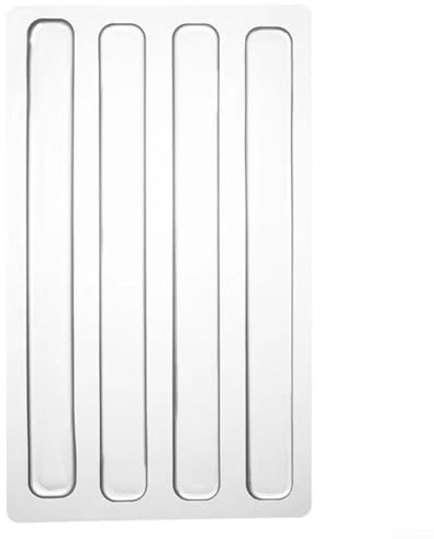 Pegatinas de silicona anticolisión para puerta, almohadillas transparentes de protección de pared para gabinetes de casa, cajones, muebles de escritorio, silla, 4 piezas (150 x 15 x 2 mm, 4 piezas)