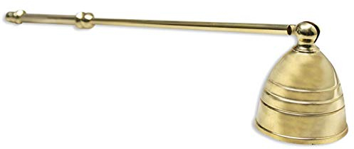 Éteignoir à bougie en laiton tête mobile 25 x 25 x 3,8 cm