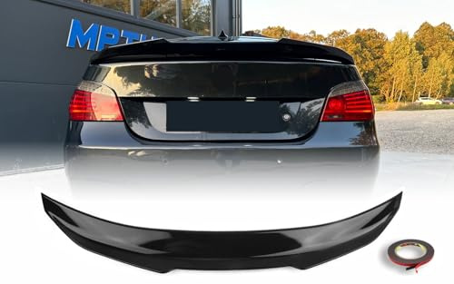 Mptuned BMW E60 PSM stil bakspoiler glänsande svart för 5-serien 2004–2009 Sedan 518i, 520i, 525i, 530i, 535i, 550i, 518d, 520d, 525d, 530d