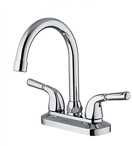 KXQYIKYI Modern Kitchen Mixer Tap Dual Spout Double-handle double-hole washbasin swivel hot and cold faucet All copper washbasin basin faucet
