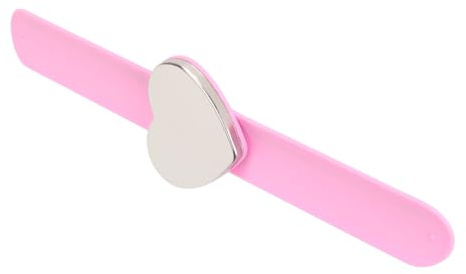 SUNGOOYUE Magnetic Sewing Pincushion, Silicone Wrist Magnetic Wristband for Braiding Gel, Pin Cushion Holder Bracelet for Quilting Sewing & Hairstylists (Rose Red+Black) 2 Pcs