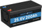 Batterie LiFePO4 24V 200Ah avec BMS 200A et protection basse température, 4000-15000 cycles, batterie au lithium 24V 5120Wh pour camping-car, kit de panneau solaire, camping, bateaux, stockage