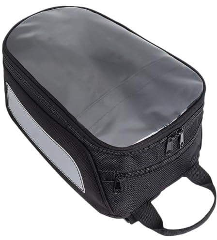 Zerodeko Bolsa Magnética para Moto Bolso Portador para Depósito De Combustible con Múltiples Compartimentos y Diseño Resistente para Ciclismo y Almacenamiento Organizado