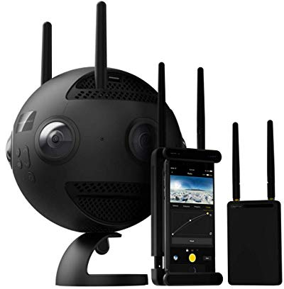 Insta360 Pro 2 - Professional 8K 3D camera with 6 f / 2.4 HD single lenses, 360 ° video recording up to 8K, 3D megapixel photo, RAW, HDR, Wi-Fi connection, Black