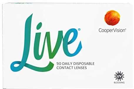 Live daily engångs dagslinne mjuka, 90 st./BC 8,6 mm/DIA 14,0 mm/-7 dioptrier