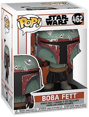 Funko Pop! Star Wars: The Mandalorian - Boba Fett - Vinyl-Sammelfigur - Geschenkidee - Offizielle Handelswaren - Spielzeug Für Kinder und Erwachsene - TV Fans - Modellfigur Für Sammler und Display