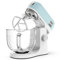Kenwood KMX754APB Stand Mixer for Baking, Stylish Kitchen Mixer with K-beater, Dough Hook and Whisk, 5L Glass Bowl, Removable Splash Guard, 1000 W, Pastel Blue
