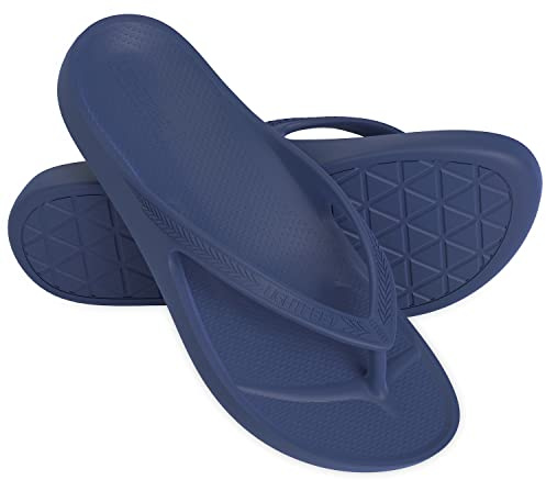 LightFeet Arch Support Flip Flops – Australian Podiatrists Designed FlipFlops for Women & Men Prevent Tired Aching Legs | Unisex Orthotic Plantar Fasciitis Flip Flops Made From Recycled Materials