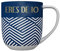 DRAEGER PARIS 1886 - Taza Cerámica Personalizada - Diseño Chic con Mensajes en Oro Caliente - Apta para Lavavajillas - Regalo Original para Papá - Capacidad 320 ml - Disponible en Azul o Rosa