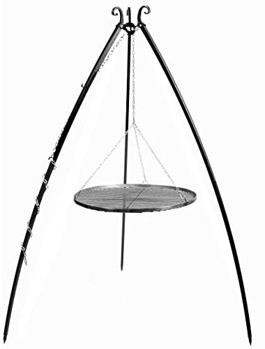 GMD Living Schwenkgrill BEUTHEN 200 cm inkl. Grillrost aus Rohstahl, Größe:Grillrost Ø60 cm