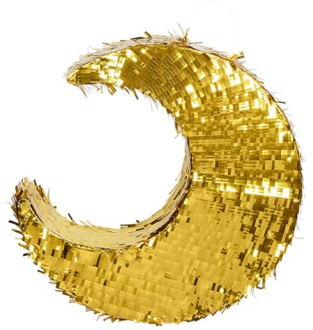 Boland - 30978 - Pinata Lune, 44 x 44 cm, décoration à suspendre, décoration pour anniversaire, fête à thème et carnaval
