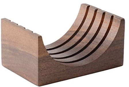 Porte-filtre à expresso réutilisable en bois pour filtre à café 51/53/58 mm