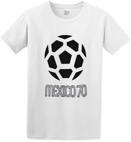 Mexico 70 World Cup Football Jersey T-Shirt White 3XL