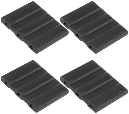 TRACOMPAN 4 Pcs Dart Tip Protectors Carry Case - Portable Durable Storage for Darts Accessories, Travel and Home Use, Black