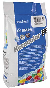 Mapei Keracolor 110 FF grigio manhattan 2000 sacchi da kg 5-Malta ad alte prestazioni,idrorepellente, stuccatura di fughe fino a 6 mm - per interno e esterno di pavimenti e rivestimenti di ogni tipo