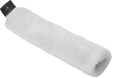 WERNER CHRIST nosgrimsskydd av lammskinn - hästnosskydd för grimma, träns, huvudstycke, träns av äkta fårskinn, en storlek (28 cm), päls i svart, brun, beige, antracit (grå)