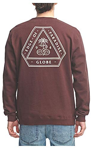 Globe Edge of Paradise Crew Sudadera, Unisex Adulto, Oxblood, XS